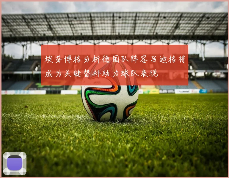 埃芬博格分析德国队阵容吕迪格将成为关键替补助力球队表现